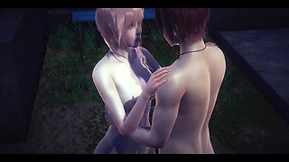 Final Fantasy Hentai - Claire Sex in Park - Japanese Asian Manga Anime Film Game Porn