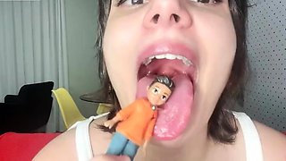 Lily AnnX - Shrunken Step-Cousin Gets Eaten Whole FemDom