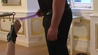 Playing with my slave's holes