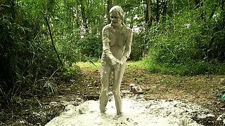 Small titted amateur girl with a magic wand