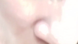 I'm a Russian Slut, Giving a Topless Blowjob in a Car at a Public Parking Lot!