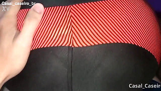 Naughty wife likes to take off her panties to have sex.