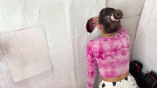 Gloryhole dick cannot handle that kind of touch