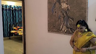 Steamy bathroom hook-up with pornstar Pujaprem enjoying a wild handjob