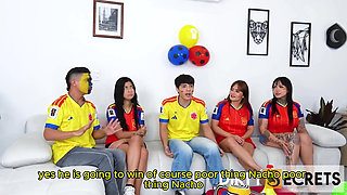 We Bet a Soccer Match Against Some Spanish Female Fans and Ended up Fucking Their Asses