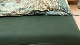 Feet and soles of my feet into the camera while I...