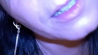 Leather Pants & Fat Cigar Anal Tease - Smoking, Pussy Show & Deep Masturbation