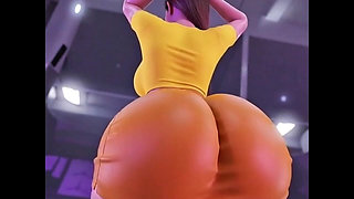 Girl with Giant Ass