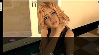 Blonde teen with big natural tits caught in the act of getting off