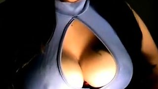 Webcam Girl Shows Off Her Long Nipples