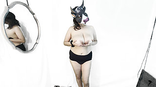 Hucow Gets Tied Tits Milked