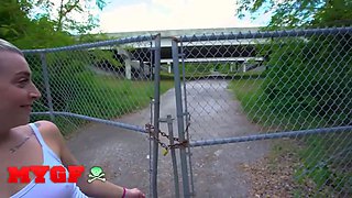 My girlfriend - Cameron Minx’s wild side comes out as she gets nailed hard with vans passing by