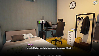 My Femboy Roommate #03 - Catching My Femboy Lover Fuck Himself with a Big Dildo