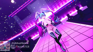 mmd r18 Rabbit Miku Baam Sex dance Micro bikini want to fuck anal cum swallow ahegao ntr 3d hentai