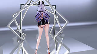 Big Duck Duck Queencard Fishing Net Outfit Tight Miniskirt Pearl Sexy Panties Oversized Big Breasts Nipples