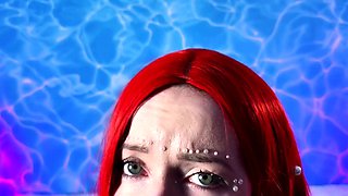 Masturbating amateur cums after solo fun