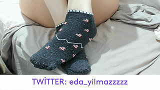 Foot- Foot Fetish- Turkish Foot- Turkish Foot Fetish- Socks- Short Socks- Turkish Porn- Turkish MILF- Turkish Owner