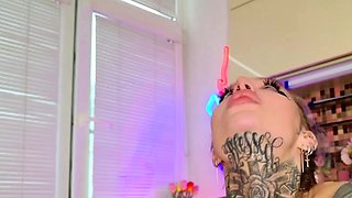 Obese EXGF Close Up Oral Job Sex Cook Jerking Cum Taste