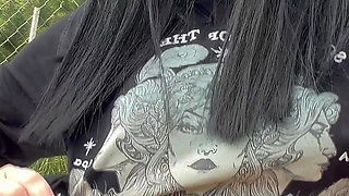 Goth Rides Your Cock with Ahegao Face