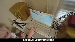 Dadcrush - step daughter and her best friends pounded abnormal step dad