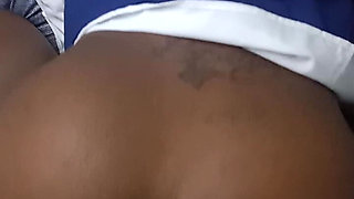 Hot Black 18 Year Old College Girl Fucked with Vibrator Then White Cock Afterwards