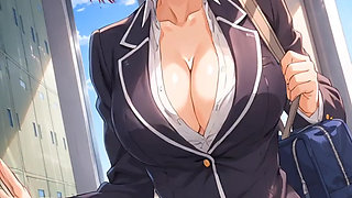 Anime girls dancing