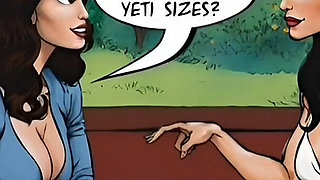 Innocence for Sale. Shoe Salesman Lick Smell Feet Shy Customer. Amazing Cartoon Ai