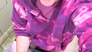 Peeing At Gas Station