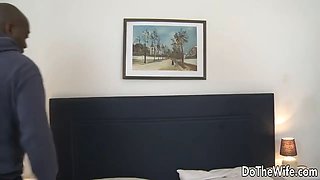 BBC Leaves a Creampie Inside Alex Black for Cuckold to Eat