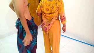 Bangladeshi maid Fucked by her boss whole she working