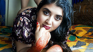 Full Face Doggy Style Sex with Bangla Talking - Real Bangladeshi Couple