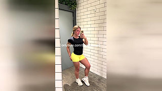 My Stepdad Walks In While I Squirt on Livestream