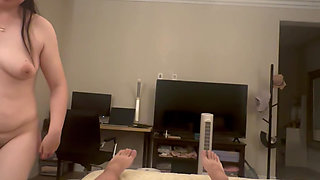 Fuck my Chinese slut in the mouth and pussy for 26 minutes straight until creampie