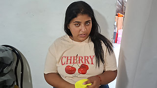 Big Booty Maid Cleans a Clients House