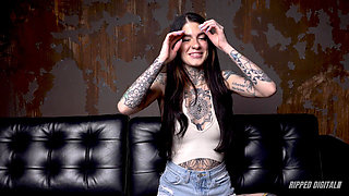 Legs Shaking Orgasm in Pussy Torment with Bound Petite Sami Soup