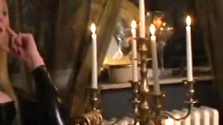 Humiliating wax play