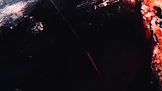 Sexy latex fetish video birthday cake splosh!