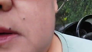 Sexy Molly Pee on the Road