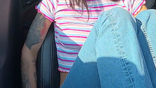 Zoe's Agony of Squirting in My Car