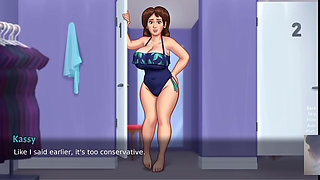 MILF STEP-MOM WAS SURPRISED! I FUCK HER IN SWIMSUIT! SUMMER TIME SAGA