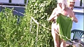 Gilf in the garden short but sweet redressing