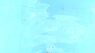 White Nails + Pool = Video for You Lol