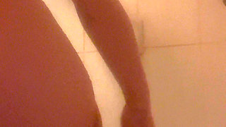Anal fun in the shower