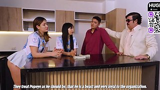 Two young femmes share a super-fucking-hot three-way