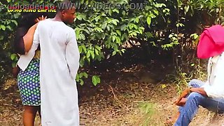 African Pornstar Softkind Takes Big Dick in Hardcore Doggystyle - Creampie & Cumshot