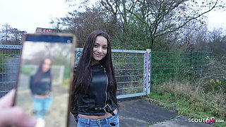 German Scout - Big Natural Saggy Tits Latina Teen 18 Agatha Santos at First Time Porn Casting