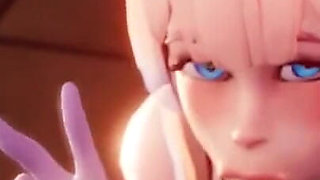 Kokomi Blowjob Oral Fellatio - Genshin Impact 3D Dick Sucking Deepthroat Animation Aether Sex