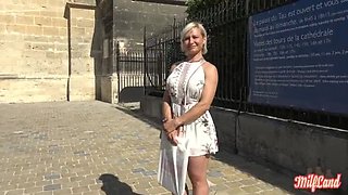 MILF Kim's Hunger for Young Men: Amateur, Blonde, French, Big Tits, Part 1
