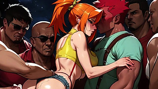 Misty Gives Up Pokeballs For Big Sweaty Black Balls