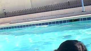 Hailey Rose Gives Blow And Titjob To Her BF BWC In Pool